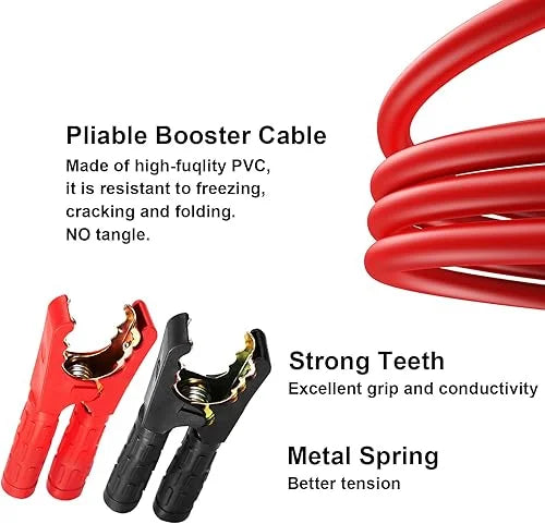 6 m 50 mm² 3000 A overbruggingskabel, startkabelset, startkabelset, 12 V/24 V