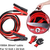6 m 50 mm² 3000 A overbruggingskabel, startkabelset, startkabelset, 12 V/24 V
