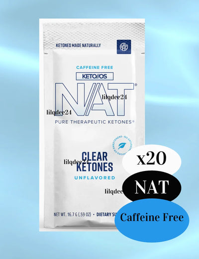 NAT CLEAR ONGESMAAKTE Ketones Cafeïnevrij 20st