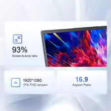 YBOOK15 2-in-1 laptop 360 ° Flip 15,6-inch 1920*1080 touchscreen AMD Ryzen 3 3200U 2 cores max. 3,5 GHz 16 GB RAM 512 GB SSD