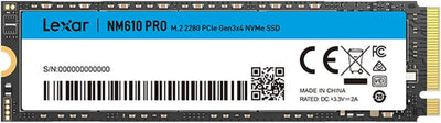 NM610PRO 2TB SSD, M.2 2280 PCIe Gen3x4 NVMe 1.4 Internal SSD, Up to 3300MB/s Reading, 2600MB/s Write, 3D NAND Flash Drives for Notebook, Desktop, PC