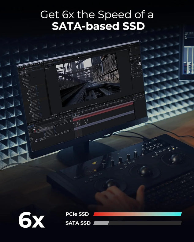 NM610PRO 2TB SSD, M.2 2280 PCIe Gen3x4 NVMe 1.4 Internal SSD, Up to 3300MB/s Reading, 2600MB/s Write, 3D NAND Flash Drives for Notebook, Desktop, PC