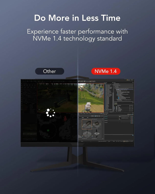 NM610PRO 2TB SSD, M.2 2280 PCIe Gen3x4 NVMe 1.4 Internal SSD, Up to 3300MB/s Reading, 2600MB/s Write, 3D NAND Flash Drives for Notebook, Desktop, PC
