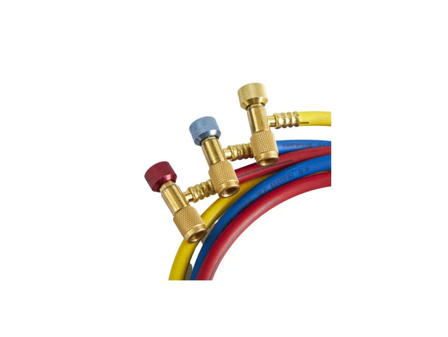 HK5NG - 3-pack (R,Y,B) 5-ft premium oplaadslangset, ¼-inch recht naar 5/16-inch SafeMate-fitting