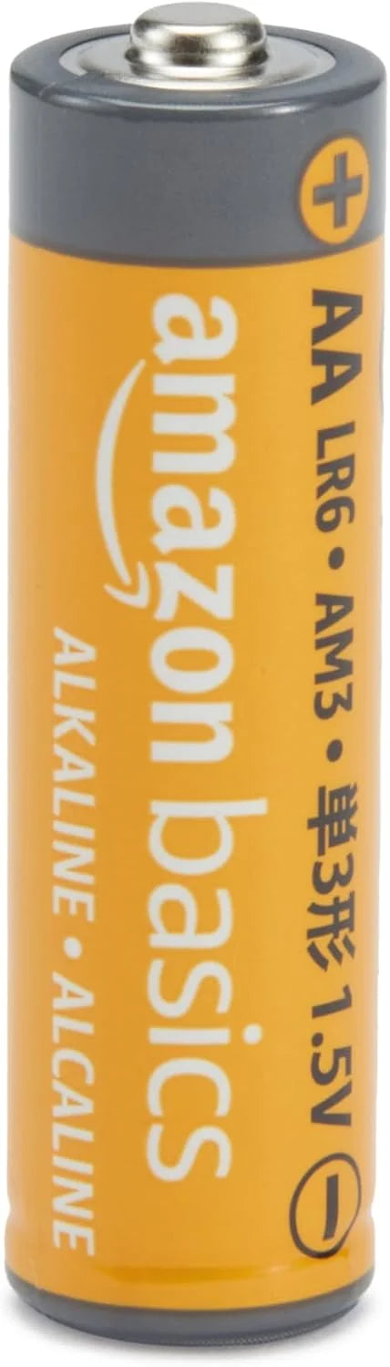 100 Pack AA High-Performance Alkaline Batteries, 10-Year Shelf Life, Easy to Open Value Pack (B01B8R6PF2)