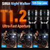 Night Walker T1.2 S35 Cine Lens Set, 16mm, 75mm