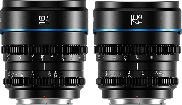 Night Walker T1.2 S35 Cine Lens Set, 16mm, 75mm