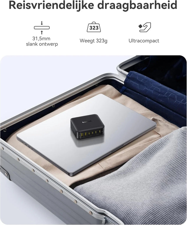USB C oplader, 120 W USB C voeding, PD oplader met PPS, GaN snellader