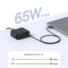 USB C oplader, 120 W USB C voeding, PD oplader met PPS, GaN snellader