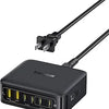 USB C oplader, 120 W USB C voeding, PD oplader met PPS, GaN snellader