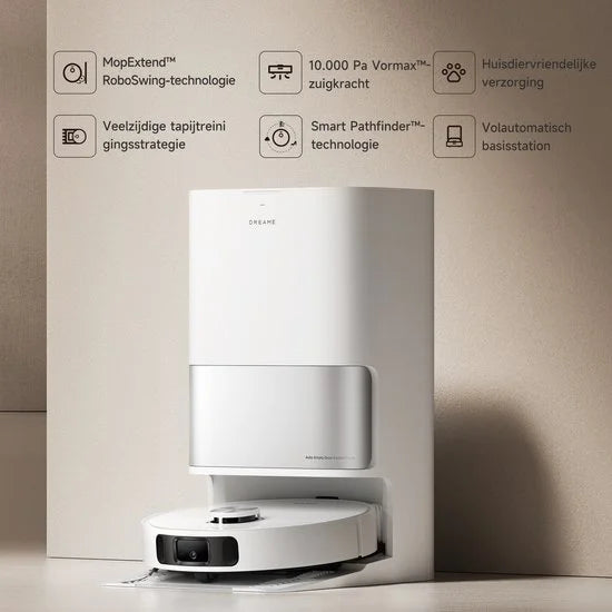 L10s Ultra Gen 2 - Robotstofzuiger met Dweilfunctie - Groter bereik - Krachtige Tapijtreiniging - Geschikt voor huisdierharen
