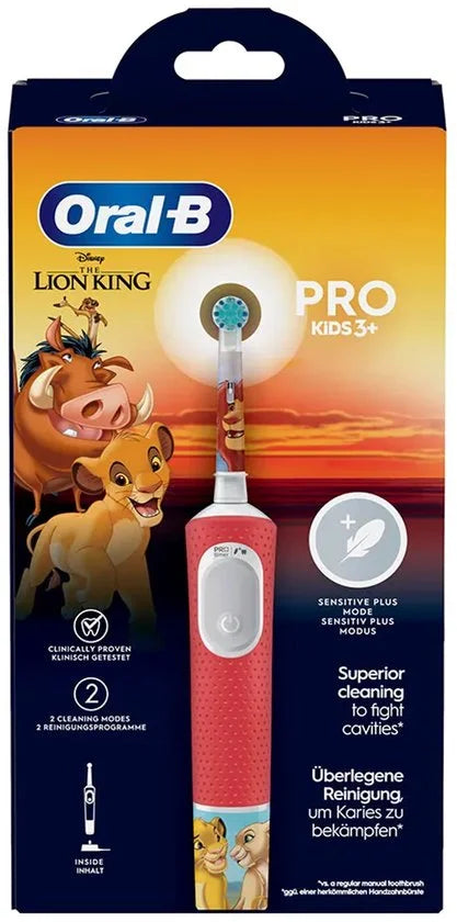 Pro Kids – Elektrische Tandenborstel – Lion King – Extra Zachte Borstel – Voor Kinderen (3+)
