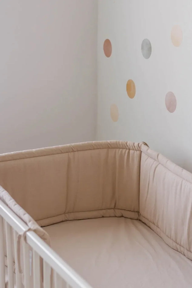 Stootkussen voor Kinderbed 180x30cm- Linen PREMIUM