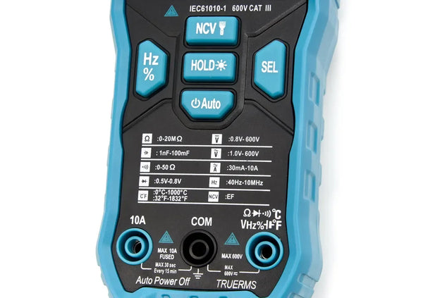 Professionele Digitale Multimeter Met Kabelvinder Functie en LED Verlichting – Model 2