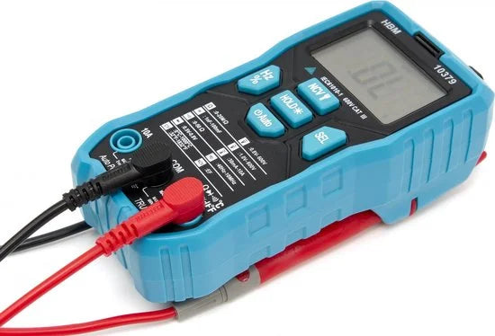 Professionele Digitale Multimeter Met Kabelvinder Functie en LED Verlichting – Model 2