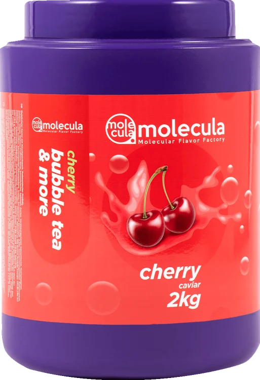 BALLEN voor BUBBLE TEA - KERS - 2kg - MOLECULAIRE KAVIAAR - POPPING BOBA