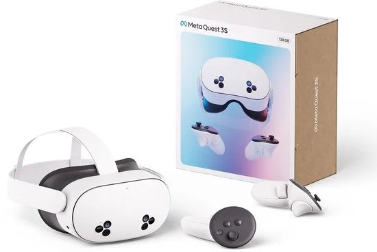 Quest 3S - VR Bril - 128GB - 1920x1832 - USB Type-C - Zwart/Wit