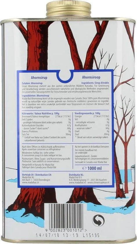 Ahornsiroop C+ bio (1000ml)