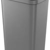 Mandal Sensor prullenbak - 50L - Grijs - Hygiënische automatische deksel - Soft close - Vingerafdrukvrij - Keuken afvalemmer - Kantoor Vuilbak - Grijs - Grijze Afvalbak