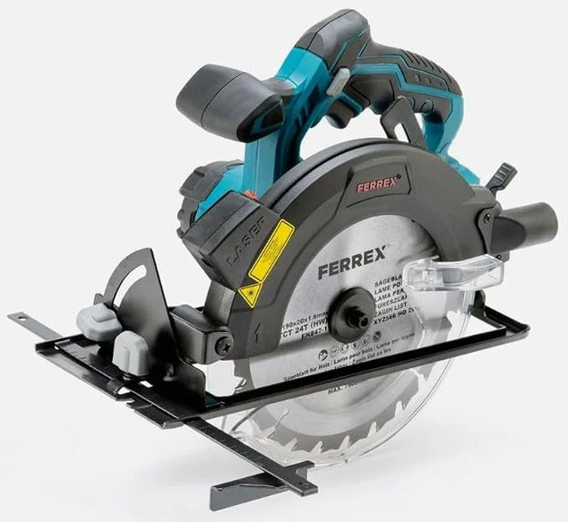 Set 40V FERREX Cirkelzaag 190mm + Batterij + Oplader NIEUW