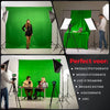 Green screen 3 x 3M met Achtergrondsysteem 2,6 x 3M – Fotostudio Set – Greenscreen Set – Inclusief, Softbox, Paraplu’s, Lamphouders, LED lampen, Reflectiescherm & Draagtas - Vaderdag Cadeau