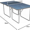 Mini-tafeltennistafel, 182 x 97 cm, voor binnengebruik - Tafeltennistafel