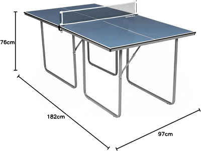 Mini-tafeltennistafel, 182 x 97 cm, voor binnengebruik - Tafeltennistafel