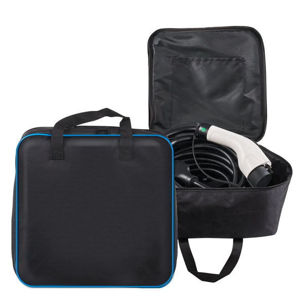 Portable EV Charger Type 2, 16A 3.7 kW, Electric Vehicle Car Charger with 28 ft Charging Cable CEE 7/7 Plug, IEC 62196 Home EV Charging Station with Storage Bag Charging Cable Hook, IP66