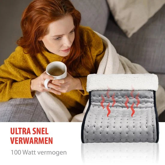 Elektrische Voetenwarmer - Voetverwarmer Elektrisch met Overhittebeveiliging - Voetenwarmer Pantoffel met Binnenhoes Wasbaar - 3 Warmtestanden - Voetenwarmers Volwassenen voor Voetverzorging