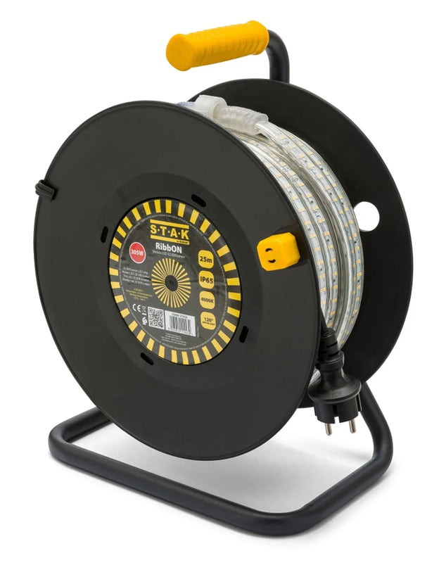 LED strip 25m long with Ribbon light and low energy consumption.