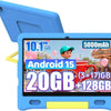 Android 15 kindertablet - 10.1 inch - 20(3+17)GB RAM/128GB ROM– 5000mAh - Blauw