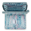 Kipling Cash Buddy Portemonnee Blauw palmtree leaves