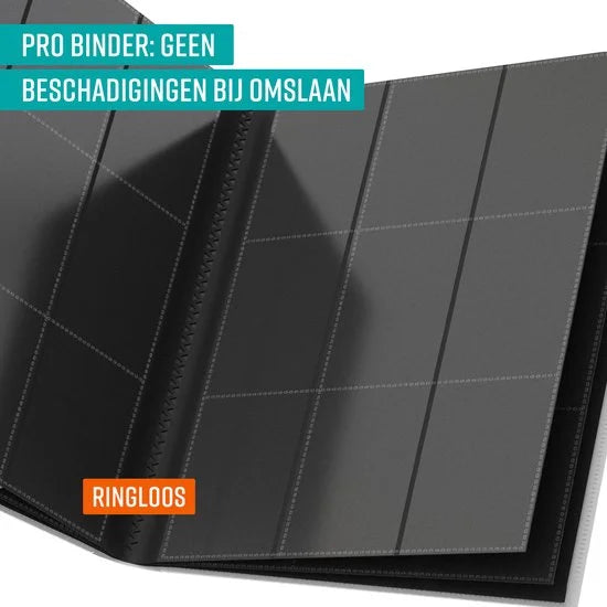 Verzamelmap 360 Kaarten - Pro Binder Map voor Kaarten - Trading Card Map - 9 Pocket - Premium Card Binder - 20 Pagina’s - A4 Formaat - Rood