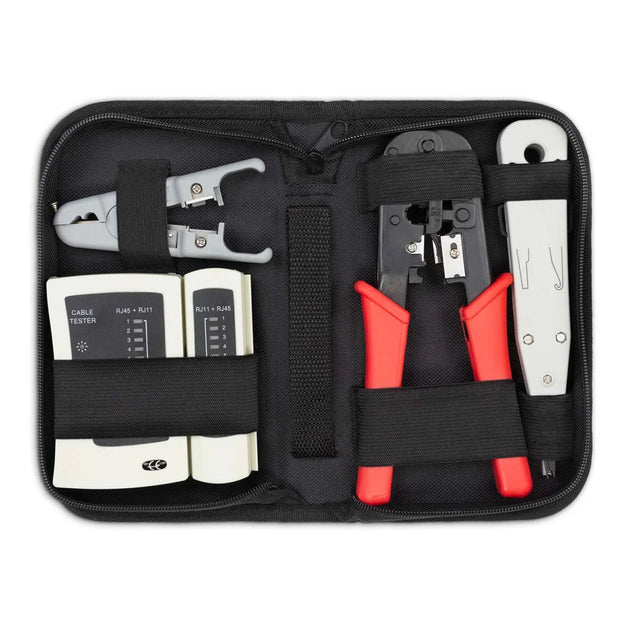 4-teiliges Netzwerk Werkzeug Set Mit Tasche LAN CAT Werkzeug RJ11 RJ12