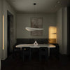 60cm Japandi-hanglamp – 1st - Natuurlijk zijde, boho-design voor de woonkamer, eetkamer of slaapkamer