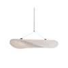 60cm Japandi-hanglamp – 1st - Natuurlijk zijde, boho-design voor de woonkamer, eetkamer of slaapkamer