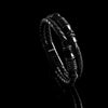 Merkarmband Heren [Spirit] - Zwart 23cm - Cadeau-Idee Vriend