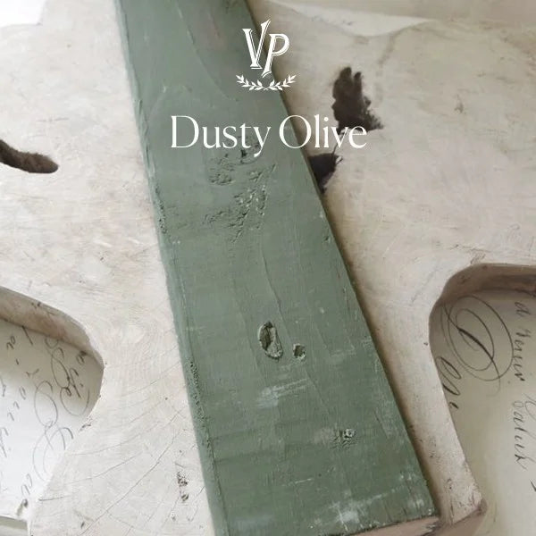 Vintage krijtverf Groene verf Dusty Olive 100ml - Trio pack 1x700ml + 2x100ml 703143