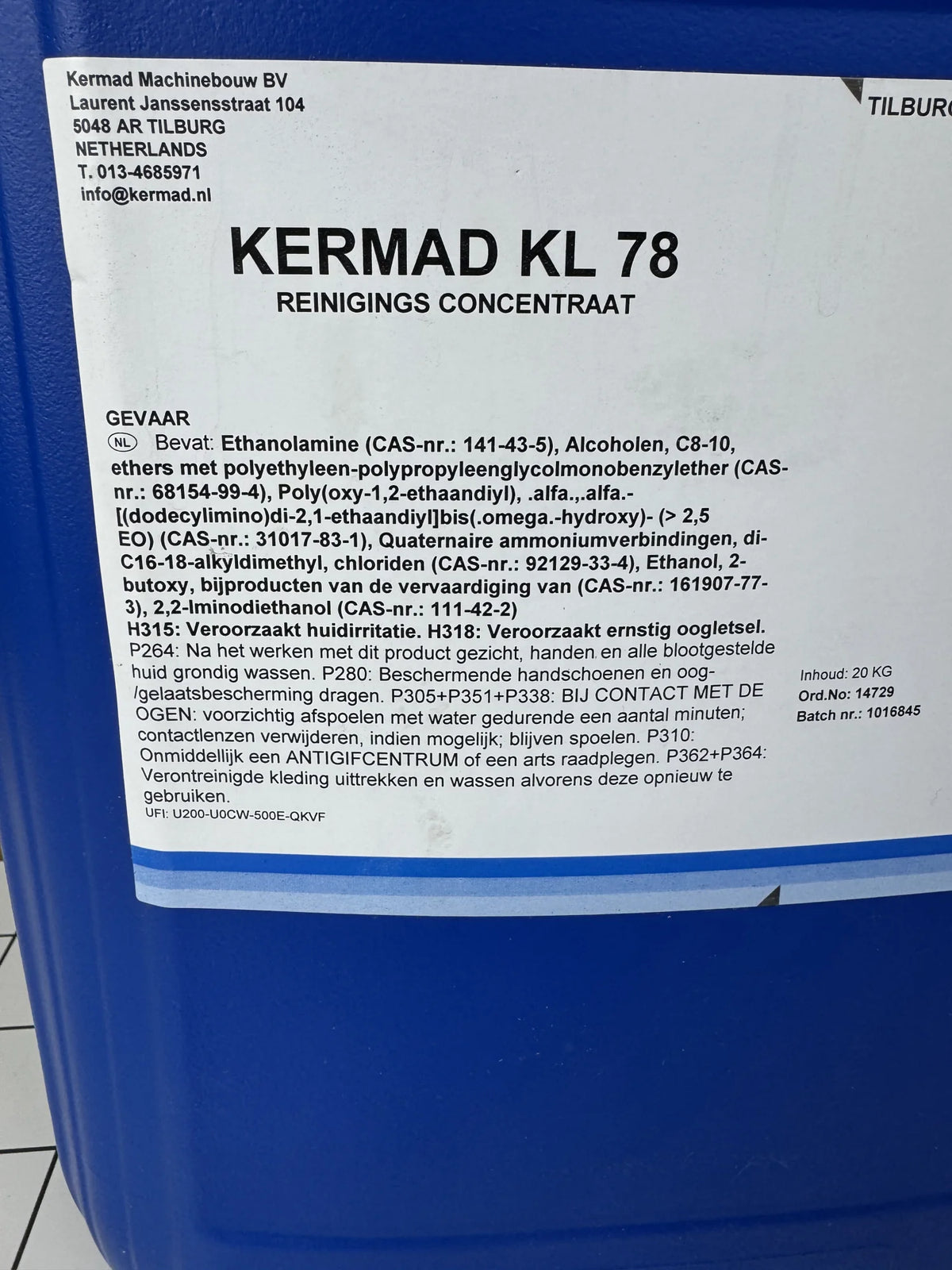 KL 78 - Reinigingsconcentraat (20 KG)