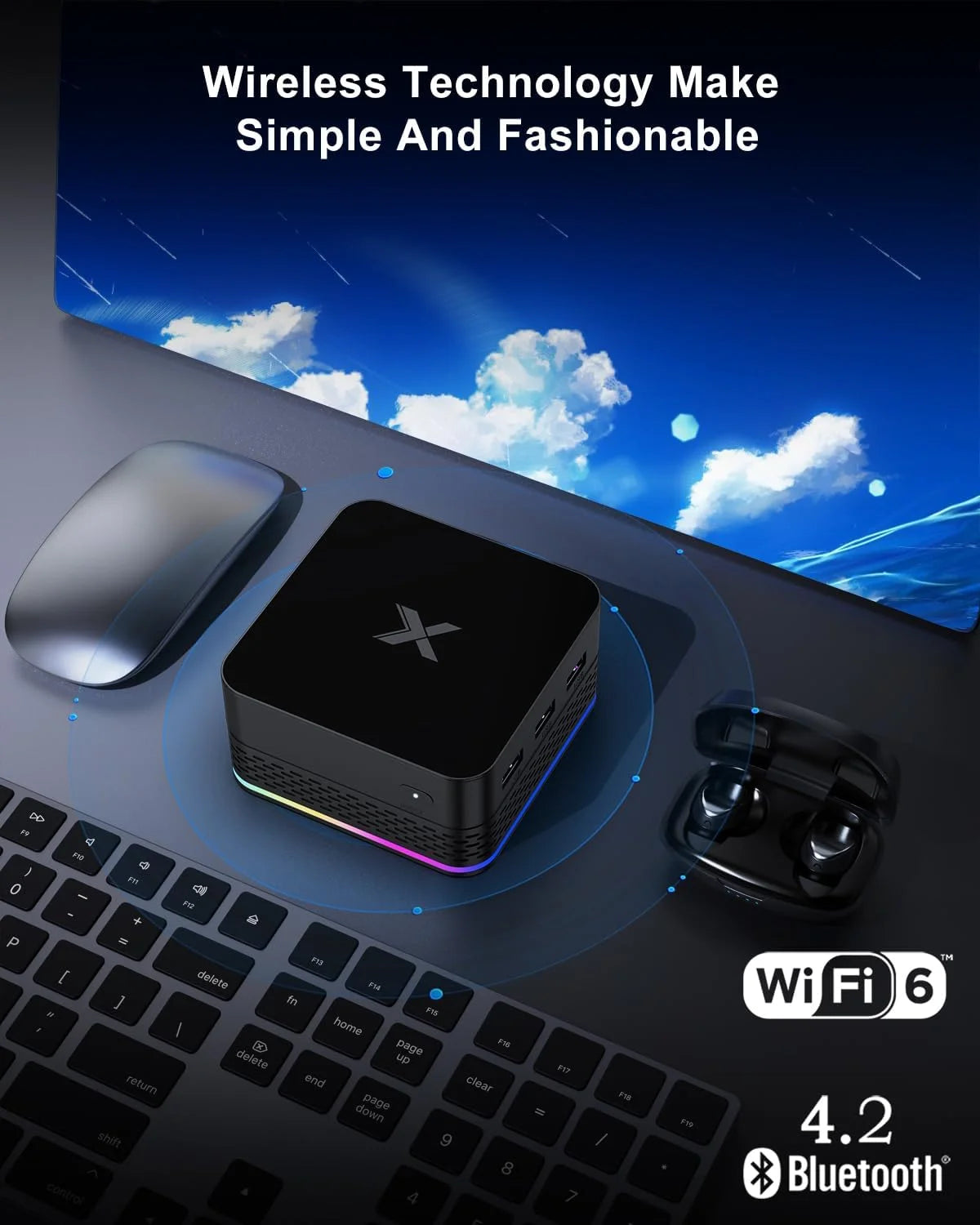 Krachtige Mini PC – Intel N95 | 8GB RAM | 256GB SSD (Model T9PLUS)