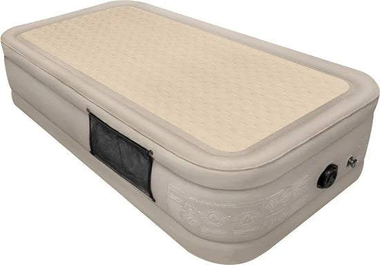- 1 Persoons Luchtbed - 191x99x40 cm - Opbergzakken, draagtas en reparatiekit - Zelfopblazend Twee persoons luchtmatras - Ingebouwde elektrische pomp - Stevig Logeerbed - CloudSpring