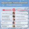 Telescoopsteel set met borstel - 7,2 meter