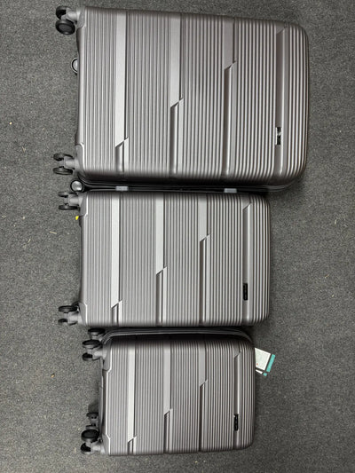 3 set delig koffers Dark grey