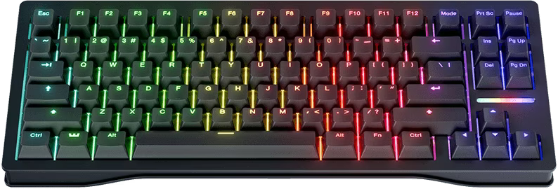 80 HE Lekker Linear60 v2 zwart ANSI US PBT