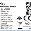 GL-MT6000 Flint 2 Wi-Fi 6 Gaming Router Dual 2,5G Poorten