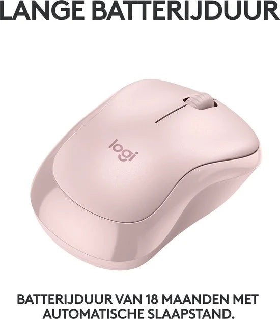 M240 - Draadloze Muis - Bluetooth - Roze