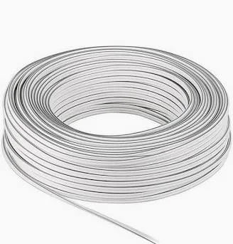 Afgeschermde kabel 6 Aderig 2x0,50 + 4x0,20 wit 200m