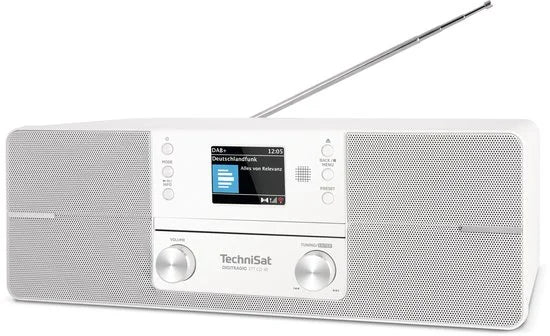 DIGITRADIO 371 CD IR Tafelradio met internetradio Internet, DAB+, FM AUX, Bluetooth, CD, DAB+, Internetradio, FM, USB, WiFi Accu laadfunctie, Incl.
