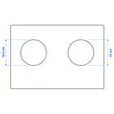 Inductiekookplaat, plug-in 2 zones/zwart 705.060.96 56x38 cm
