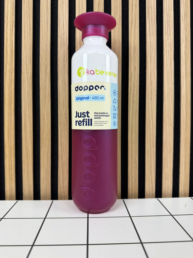Original Drinkfles Funky Fuchsia - 450 ml - BPA-vrij - vaatwasserbestendig - Met reclamedruk
